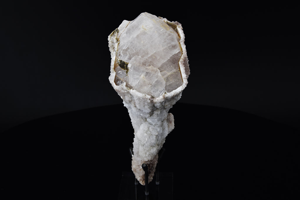 Calcite (UV) & Quartz - Lesotho (Large Cabinet; 16.5 x 7.5 x 6.4 cm; 597 g)