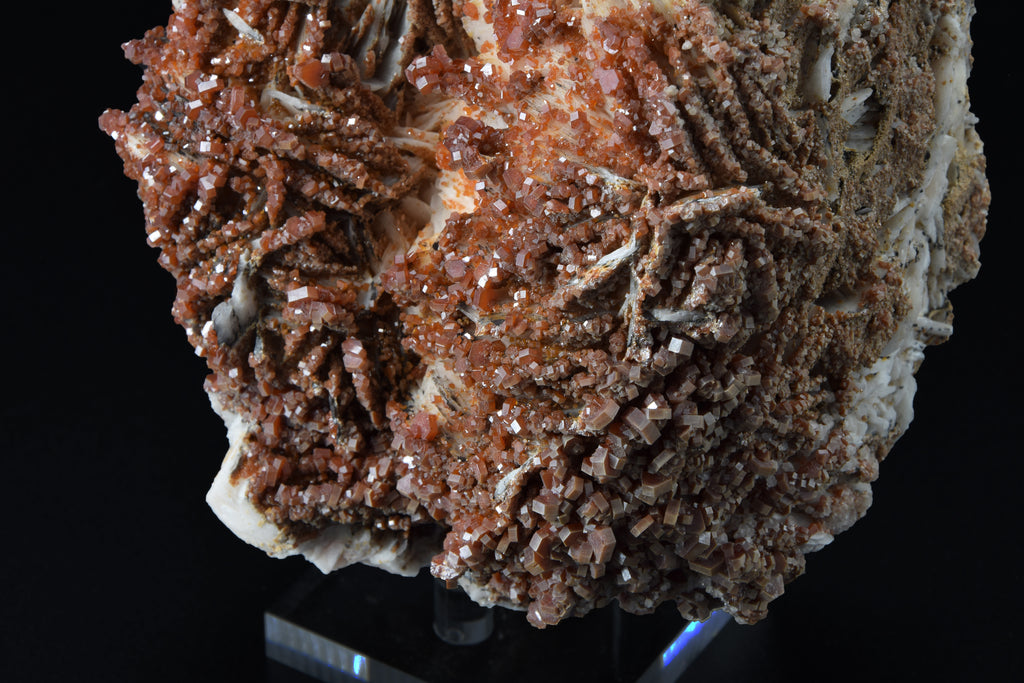 Vanadinite sur Baryte - Maroc (Large cabinet; 15 x 11 x 8 cm; 1744 g)