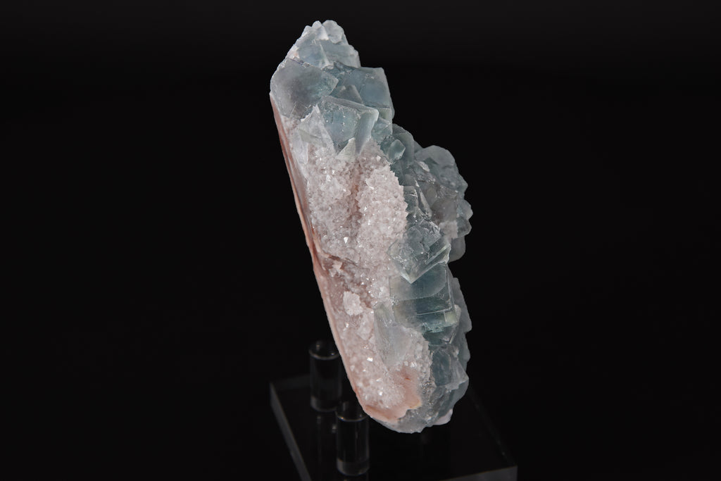 Fluorite sur Quartz - Chine (Cabinet; 10 x 8 x 4 cm; 362 g)