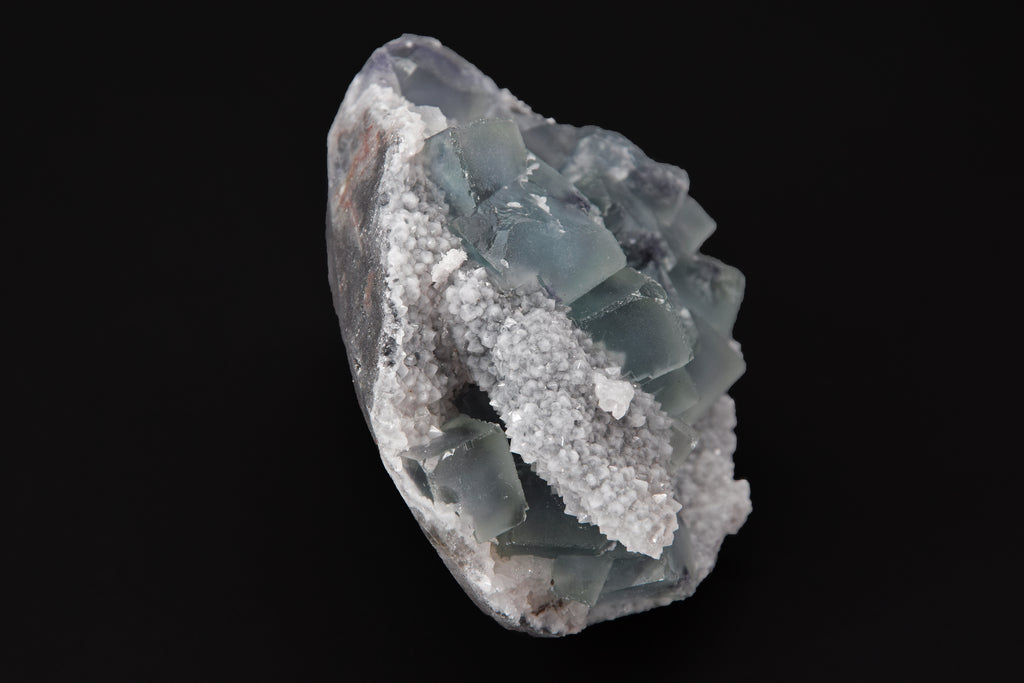 Fluorite sur Quartz - Chine (Small Cabinet; 8 x 6 x 4 cm; 227g)