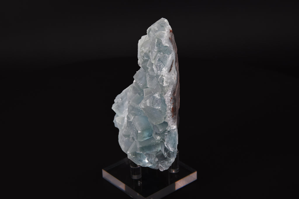 Fluorite sur Quartz - Chine (Cabinet; 12 x 7 x 4 cm; 325g)
