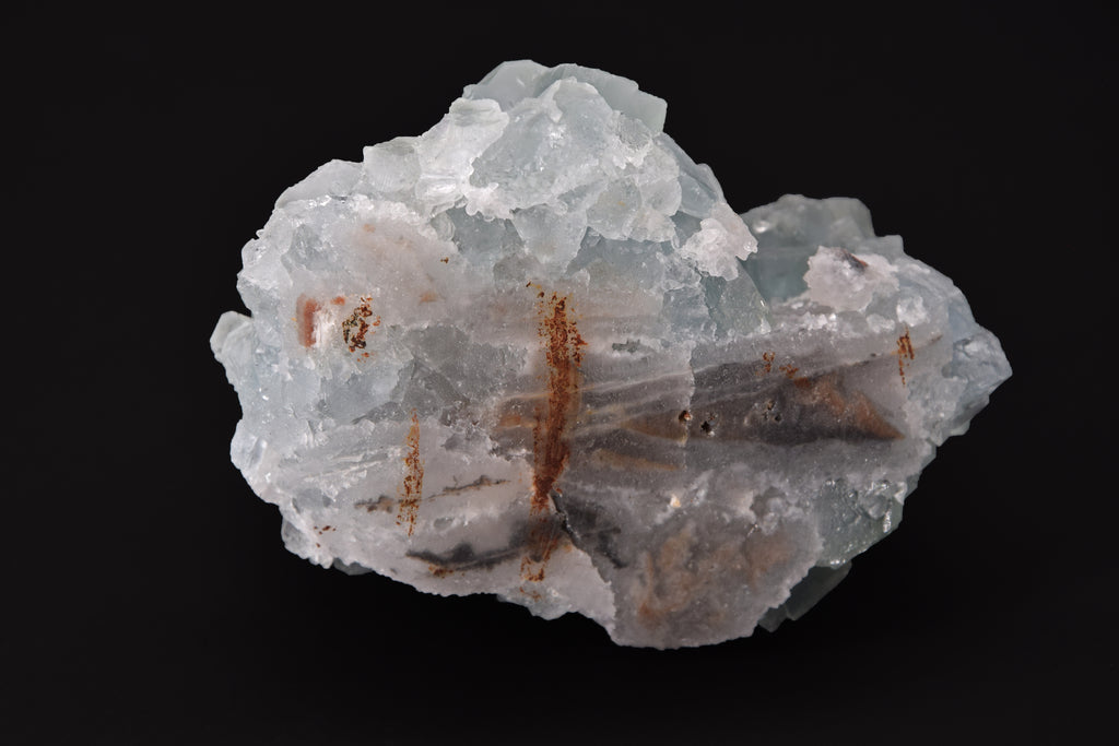 Fluorite sur Quartz - Chine (Small Cabinet; 8 x 6 x 5 cm; 285 g)