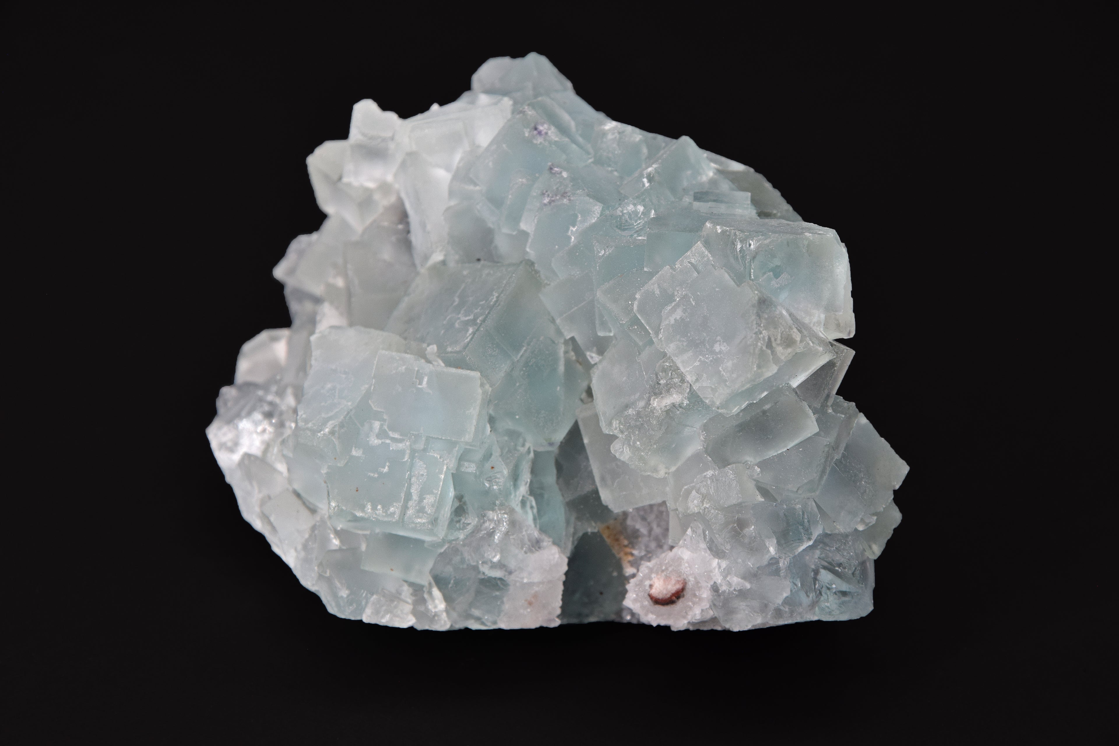 Fluorite sur Quartz - Chine (Small Cabinet; 8 x 6 x 5 cm; 285 g)