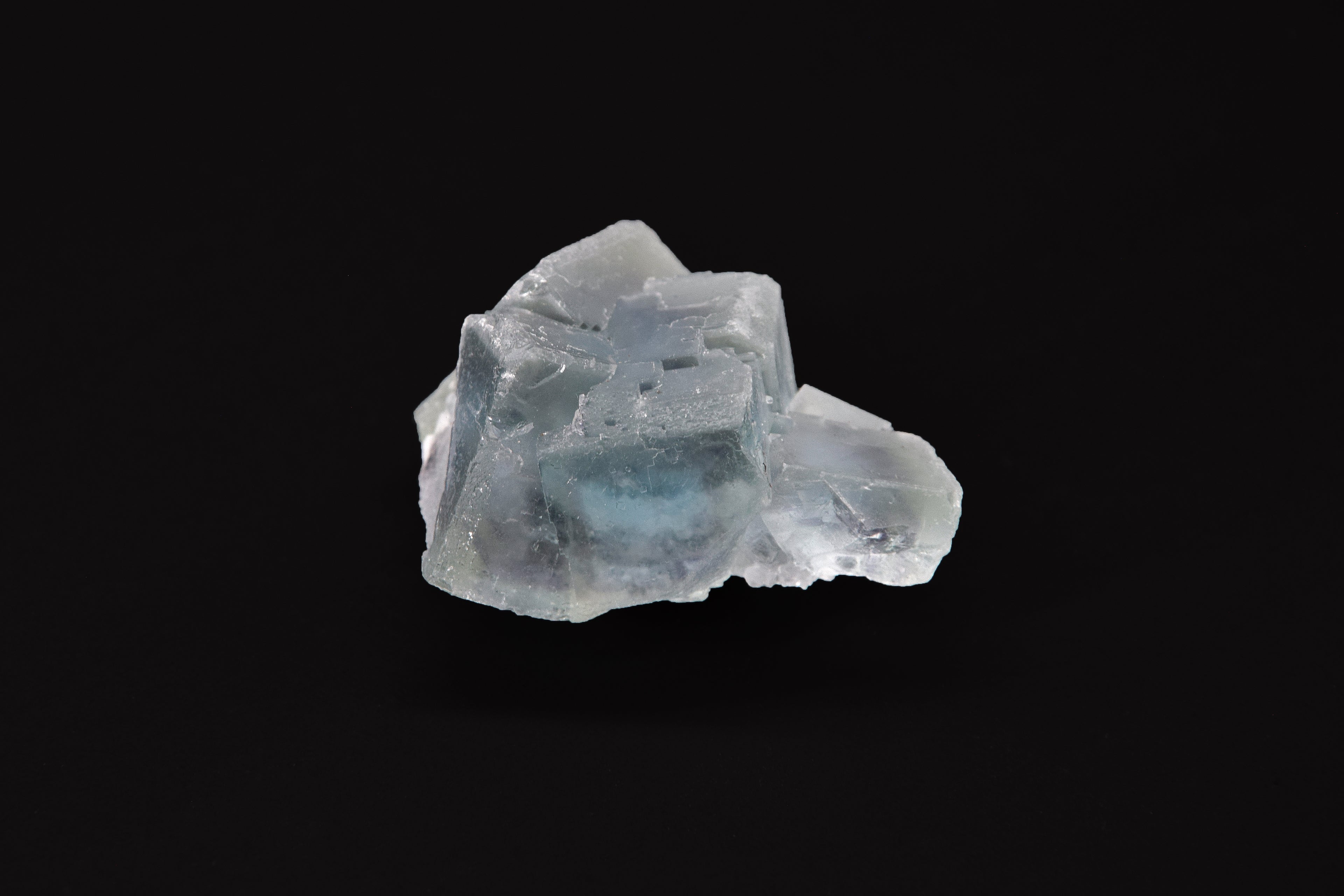 Fluorite sur Quartz - Chine (Miniature; 4 x 3 x 2 cm; 41 g)