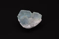 Fluorite sur Quartz - Chine (Miniature; 4 x 4 x 2.5 cm; 49 g)