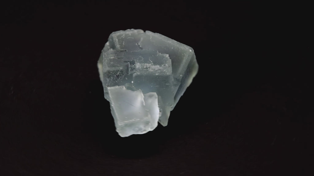 Fluorite sur Quartz - Chine (Miniature; 4 x 3 x 2 cm; 41 g)