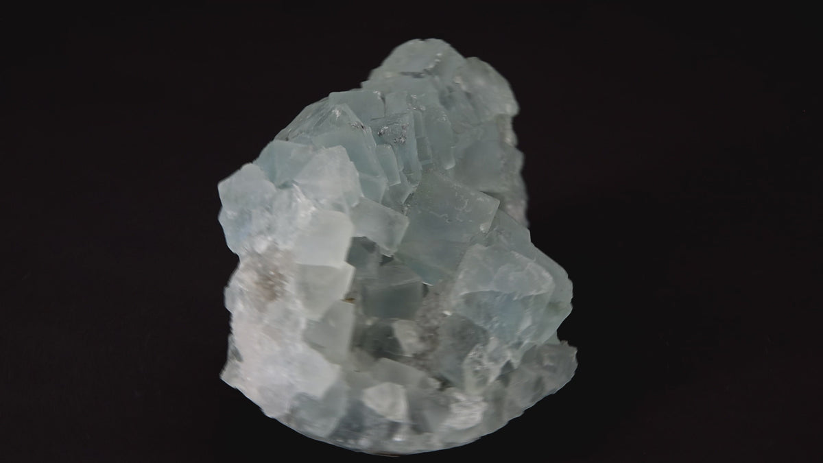 Fluorite sur Quartz - Chine (Small Cabinet; 8 x 6 x 5 cm; 285 g)