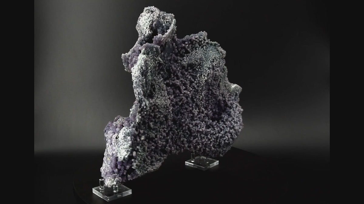 Grape Agate - Indonésie (Museum Siz; 36 x 34 x 10 cm; 6.7 kg)